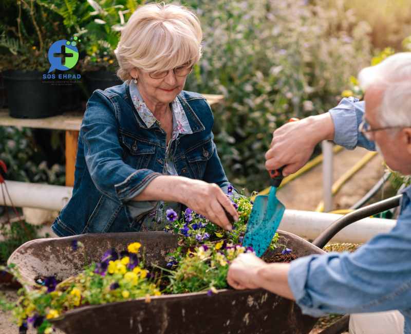 EHPAD se met au vert : Pouvoir thérapeutique des jardins