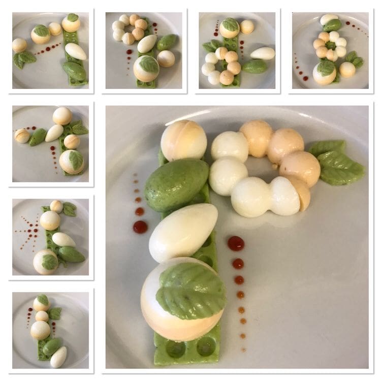 Œufs dur sauce cocktail, salade verte vinaigrette