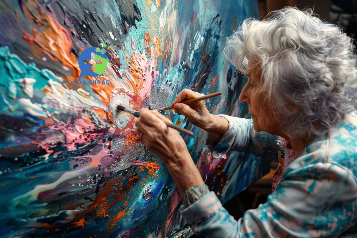 Art-thérapie en Ehpad : Activité d’animation ou thérapie