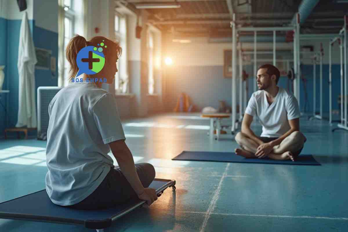 des infirmières font du sport