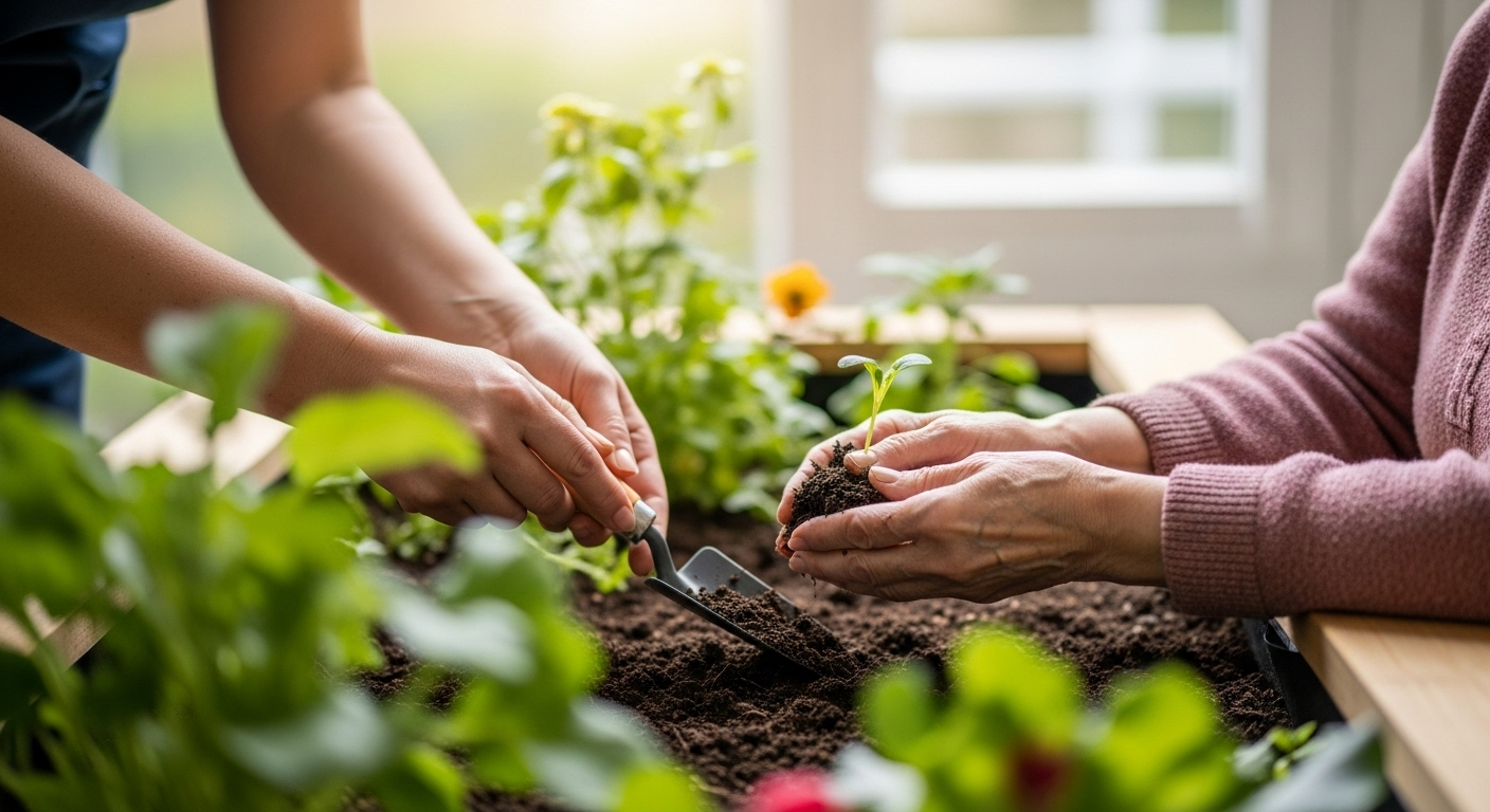 Jardinage thérapeutique EHPAD : innovation gérontologique 2024