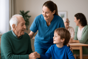 EHPAD : programmes transgénérationnels pour le bien-être des résidents