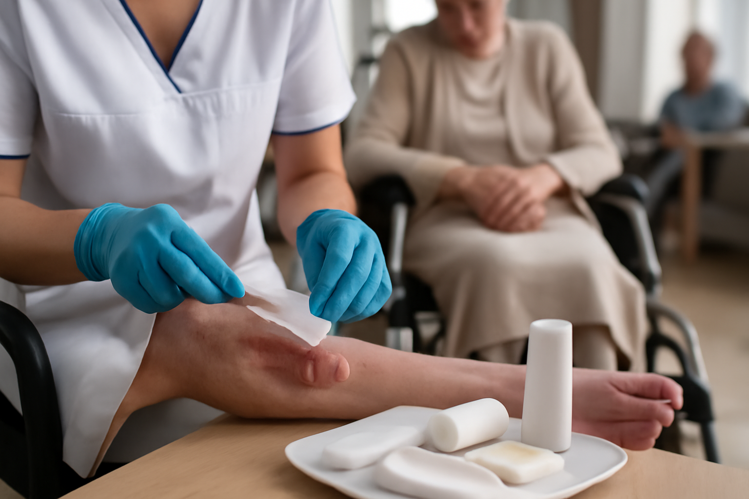 Plaies complexes en EHPAD : comment optimiser protocoles, formation et matériel adapté ?