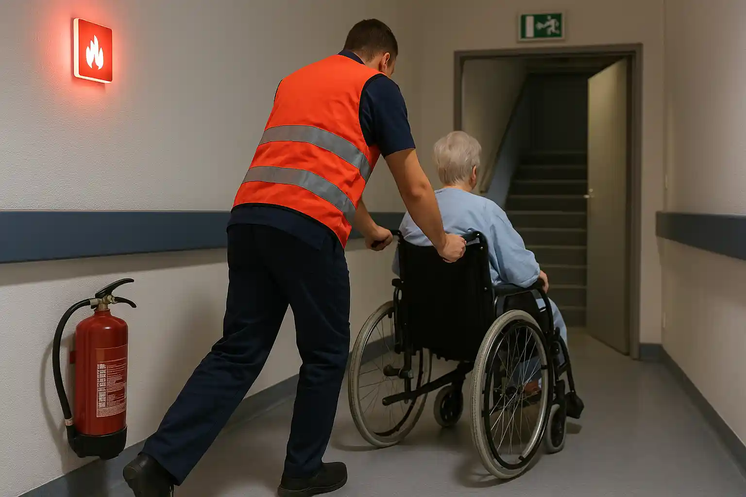 Comment évacuer en urgence les résidents en fauteuil roulant et alités en EHPAD