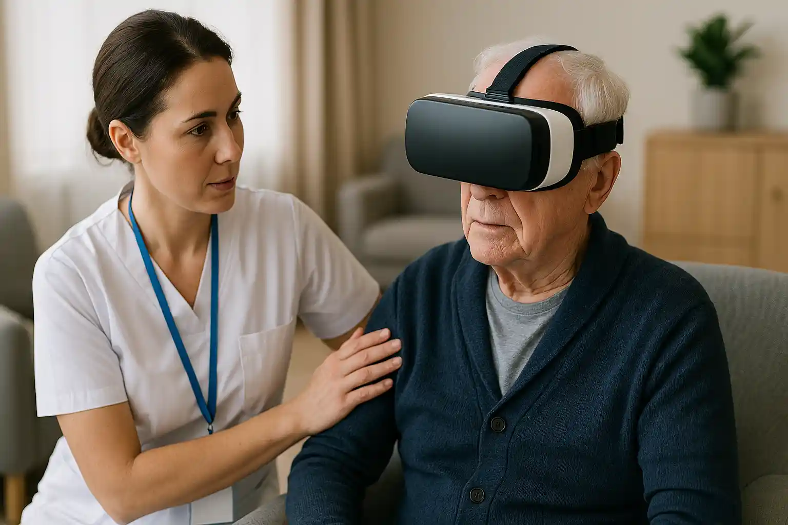 Comment former les équipes d'EHPAD à la réalité virtuelle thérapeutique pour personnes âgées