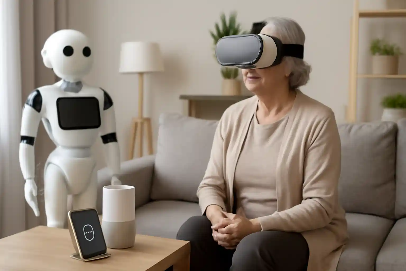 Gérontechnologies en EHPAD : assistance autonomie seniors et soins