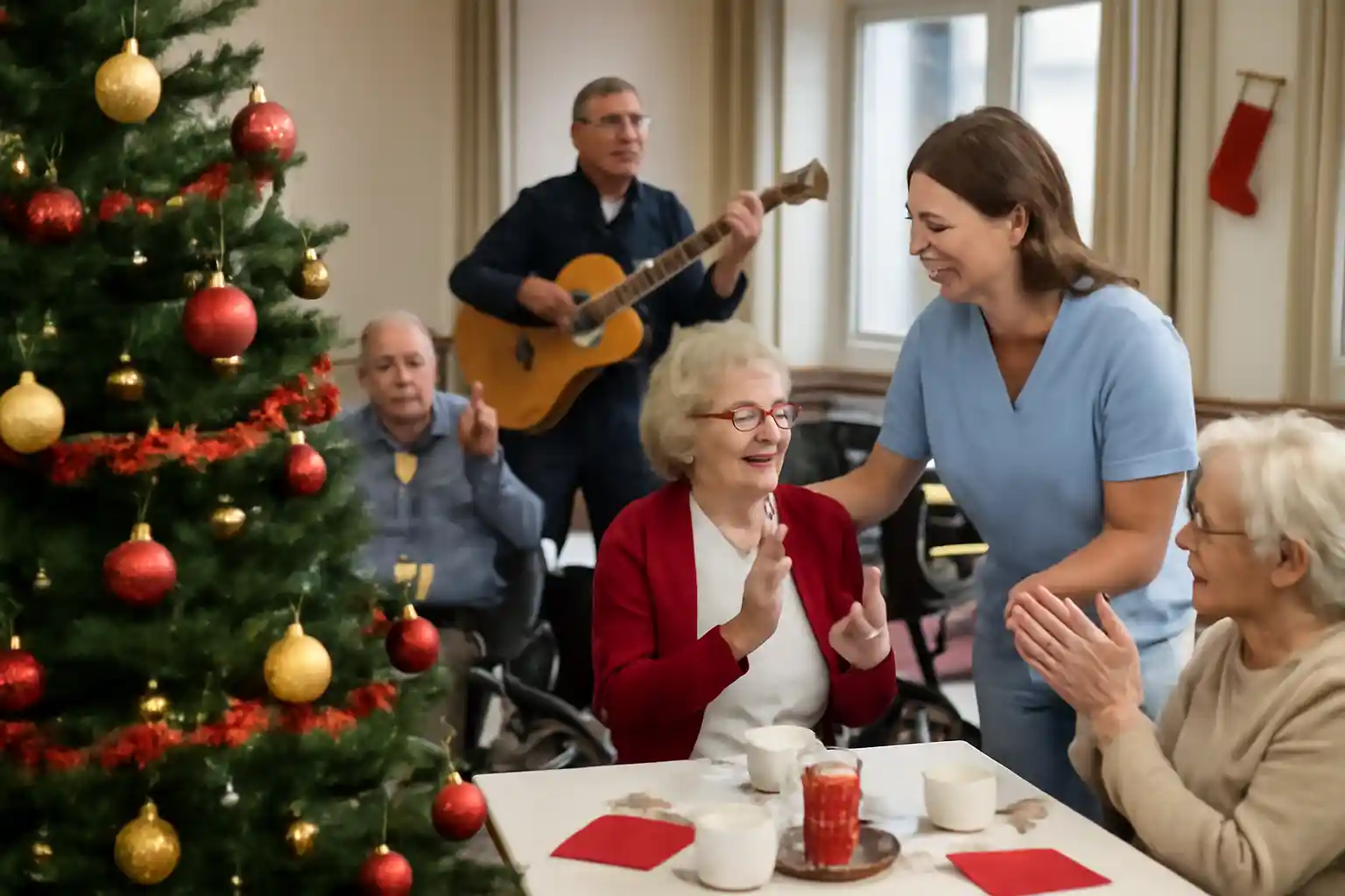 Cinq conseils pour organiser Noël en EHPAD et renforcer le bien-être des résidents isolés