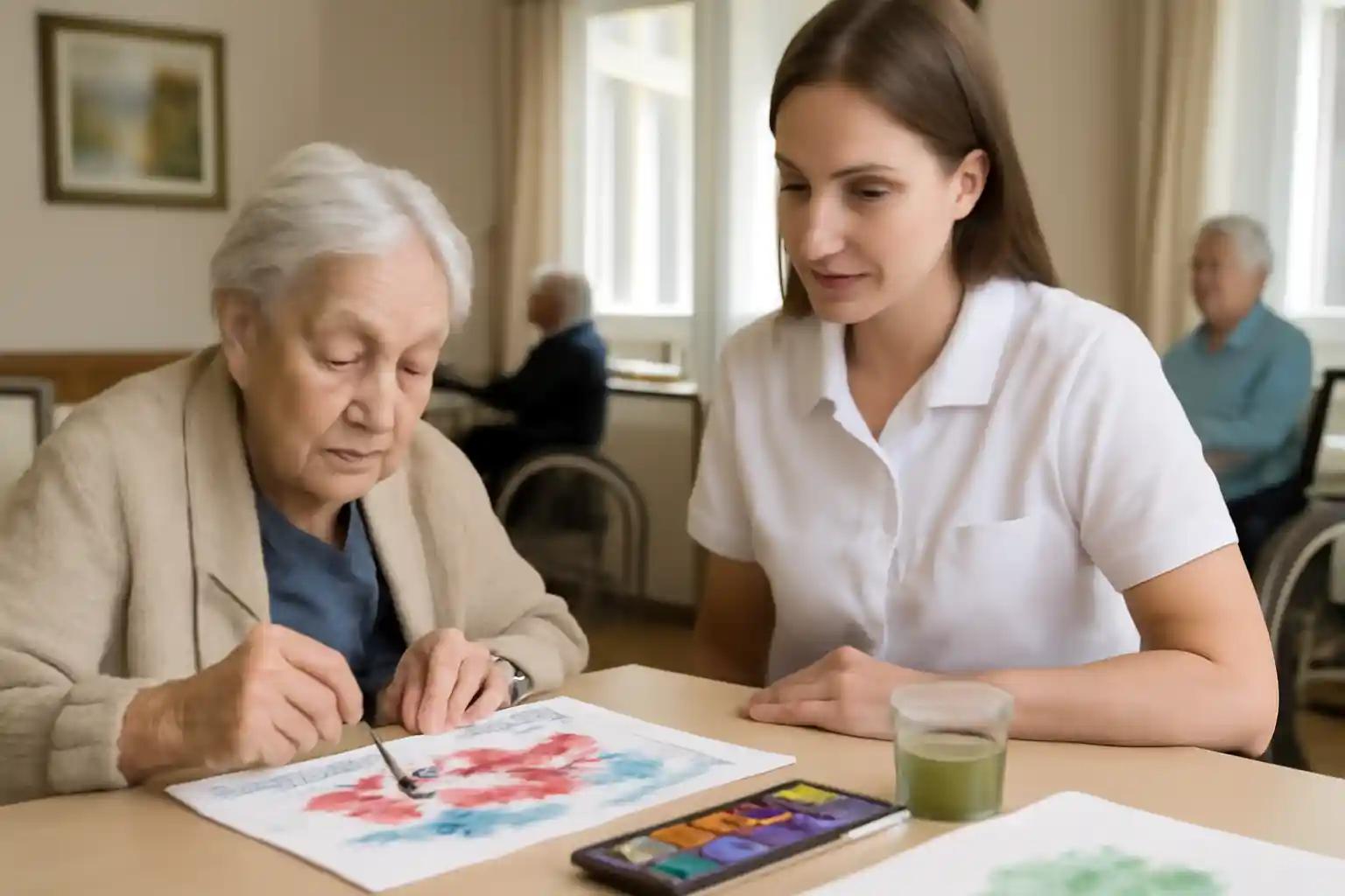 Art-thérapie en EHPAD : Cinq techniques validées réduisent