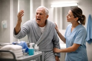 Comment gérer l’agressivité lors de la toilette en EHPAD