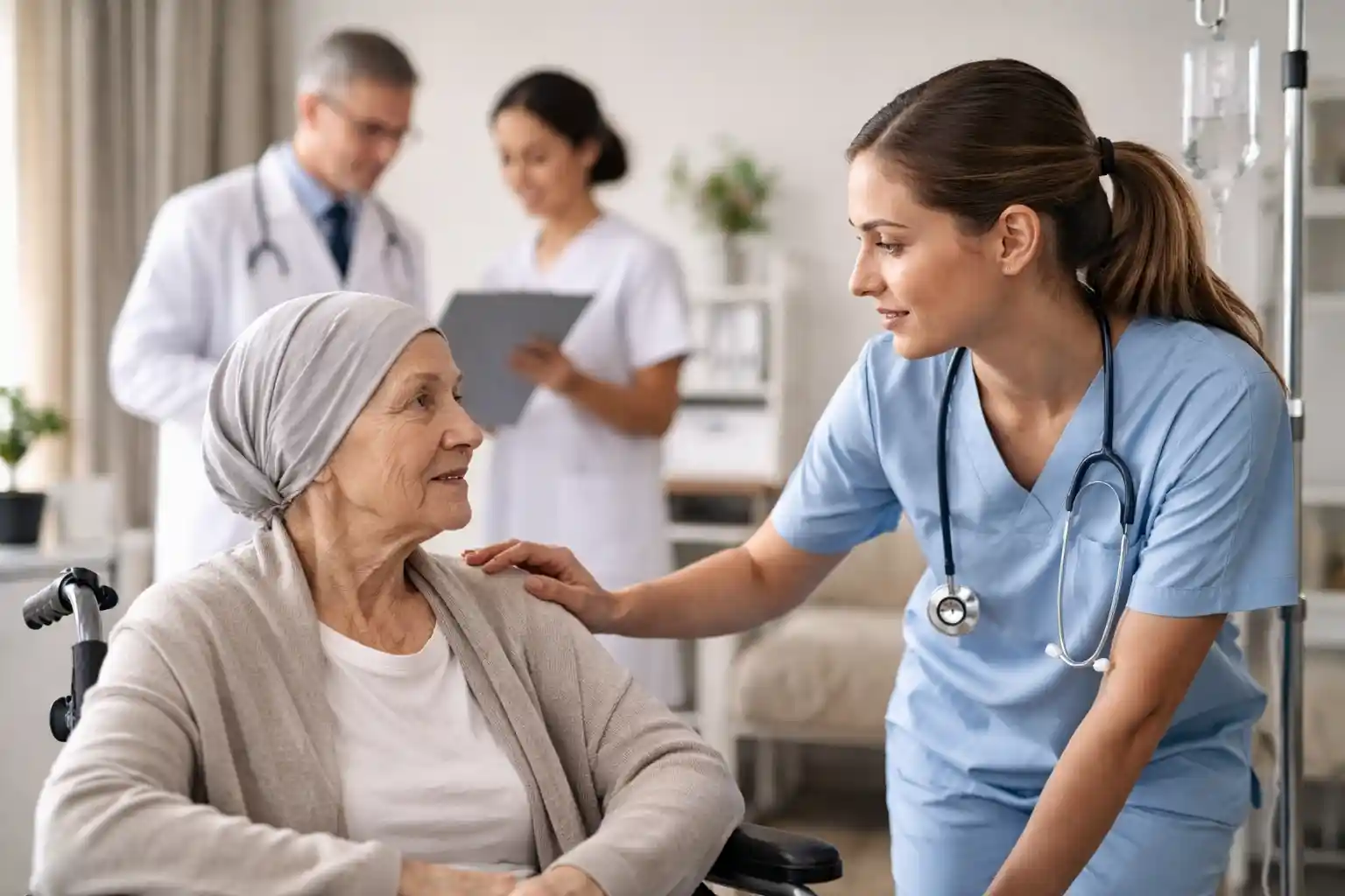 Cancer curatif en EHPAD : Comment coordonner les soins