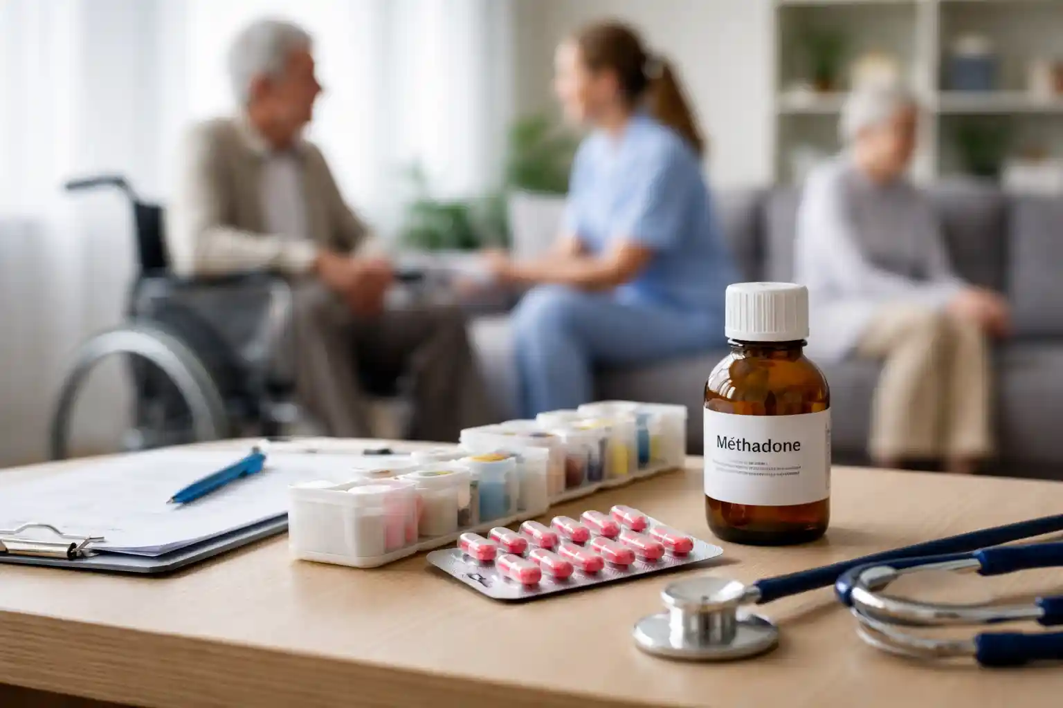 Antécédents de toxicomanie en EHPAD : Sécuriser la prise