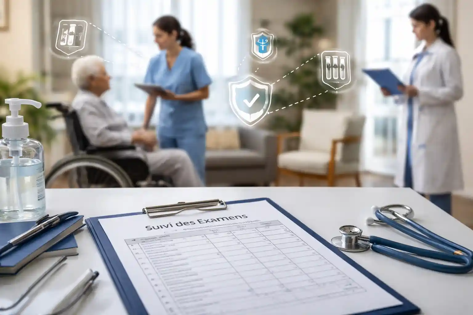 Circuit des examens complémentaires en EHPAD : comment l&rsquo;IDEC sécurise chaque étape grâce à une procédure en 5 points