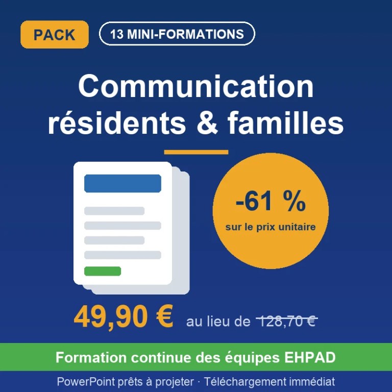 PACK INTÉGRAL : Communication avec Résidents & Familles