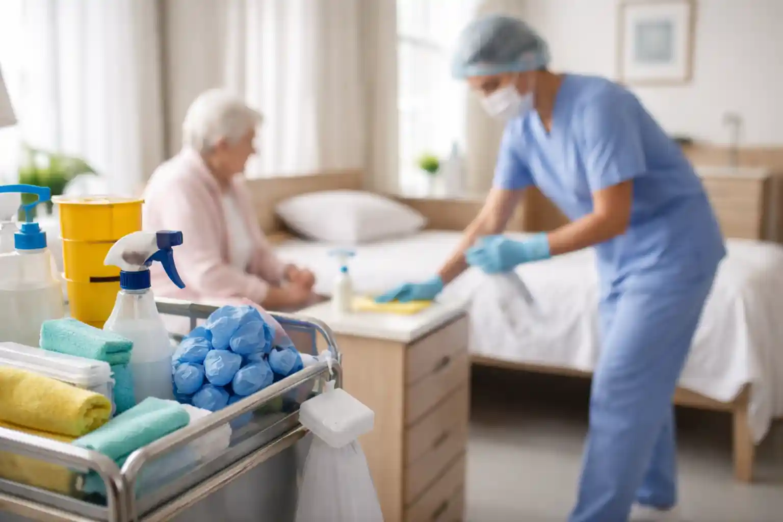 Risque infectieux environnemental en EHPAD : comment classer vos zones pour fiabiliser votre bionettoyage