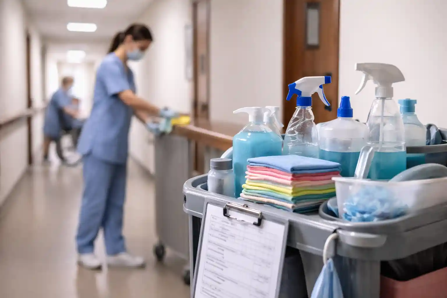 Bionettoyage en EHPAD : appliquer les recommandations SF2H et HCSP pour réduire le risque infectieux