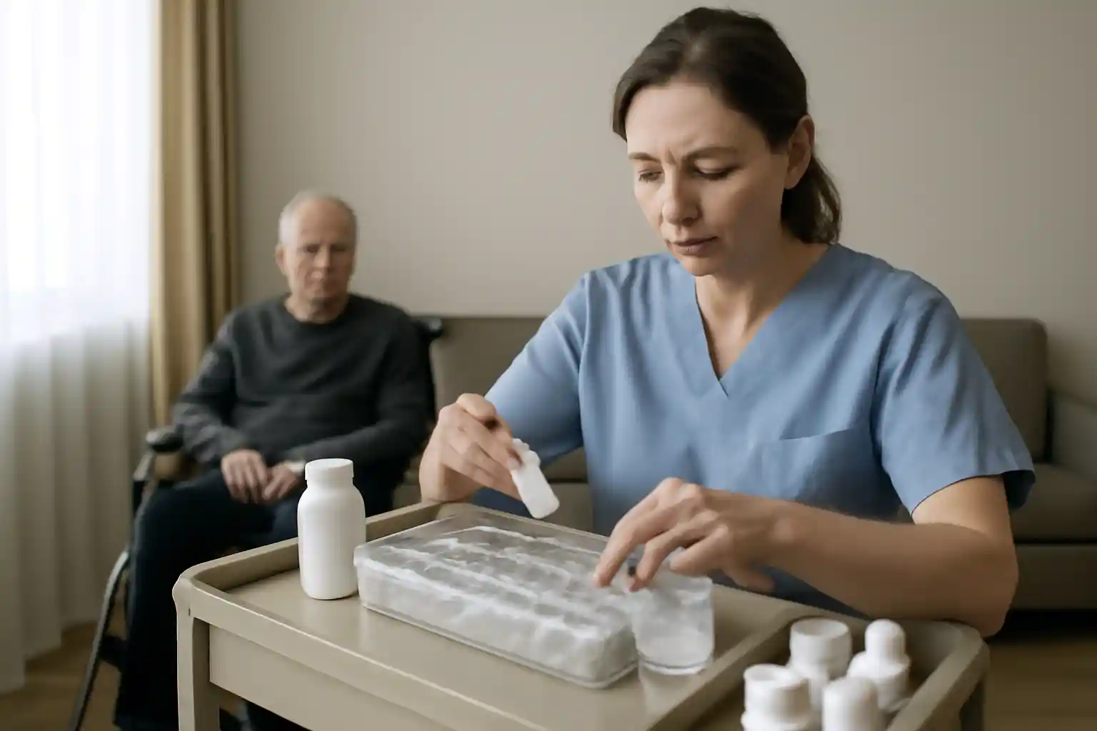 Distribution des médicaments en EHPAD par les aides-soignantes