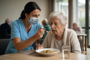 Aide au repas en EHPAD : Comment réduire le risque