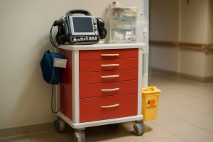 Chariot d&rsquo;urgence gériatrique en EHPAD : matériel et protocoles