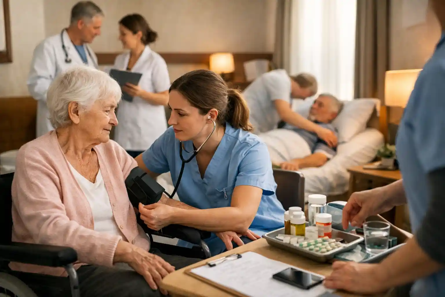 Retour d'hospitalisation en EHPAD : protocole des 48h