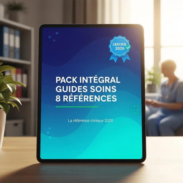 Pack INTÉGRAL Guides SOINS — 8 références cliniques EHPAD