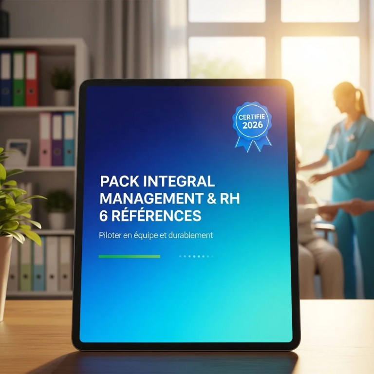 Pack INTÉGRAL Guides MANAGEMENT & RH — 6 références pilotage EHPAD