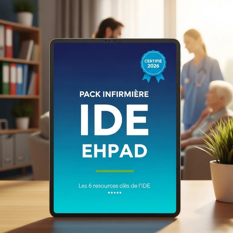 Pack INFIRMIÈRE IDE — 4 mini-formations + Guides Plaies & Médicament
