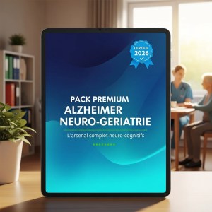 Pack PREMIUM Alzheimer & Neuro-Gériatrie — Pack INTÉGRAL + 2 ouvrages experts + Procédure