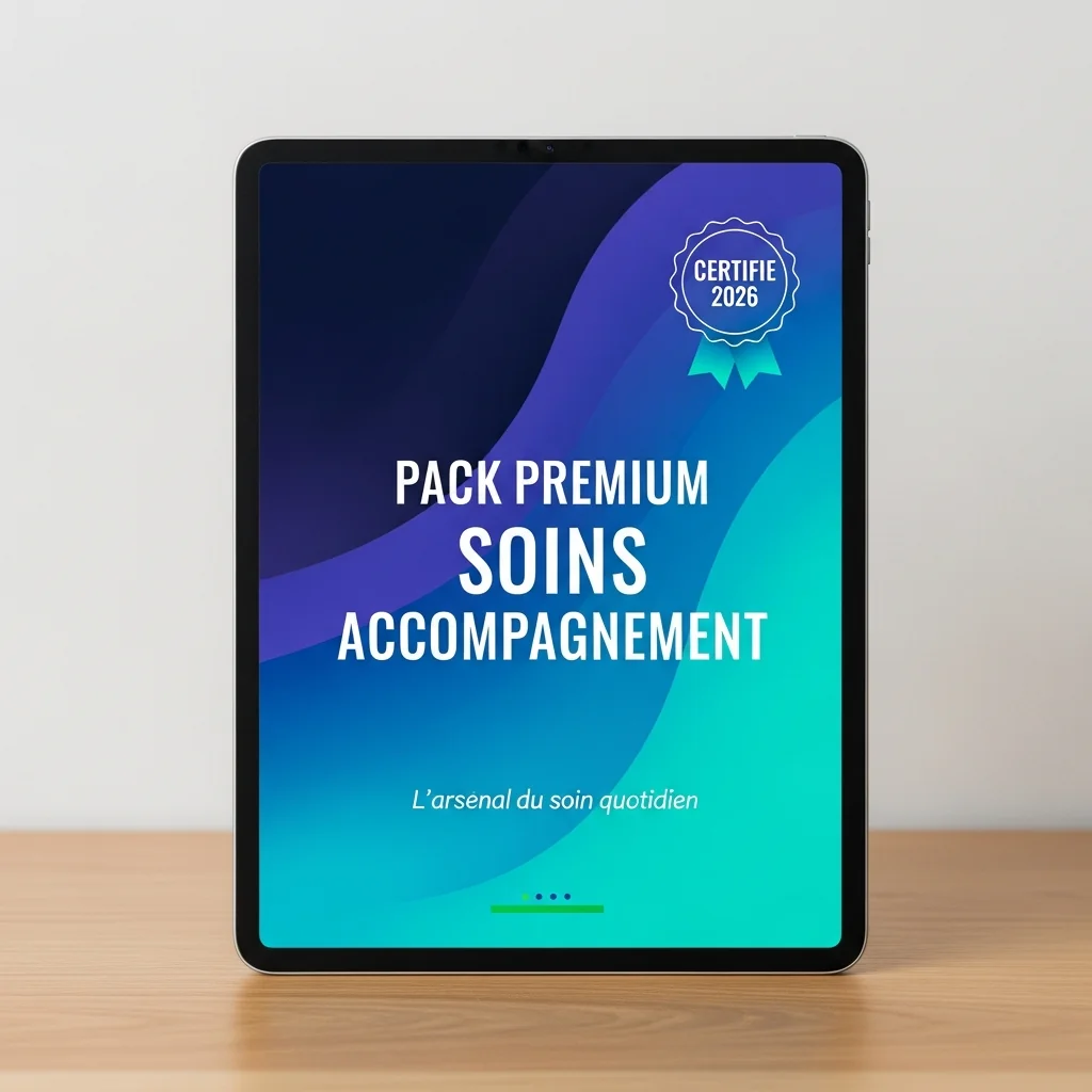 Pack PREMIUM Soins & Accompagnement — Pack INTÉGRAL + Vidéo Manutention + 2 Guides