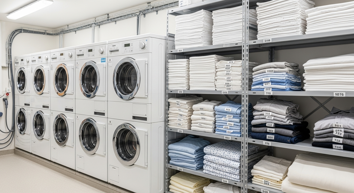 Externalisation du linge en EHPAD - blanchisserie organisée