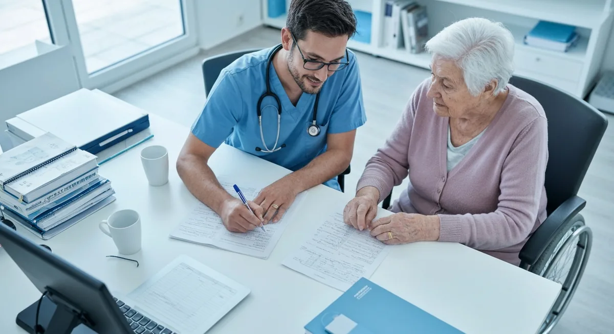 Admission en EHPAD — famille accompagnant un proche lors de son entrée en établissement