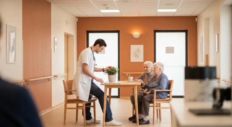 TMS en EHPAD 2026 : comment l&rsquo;exosquelette change la donne pour les soignants