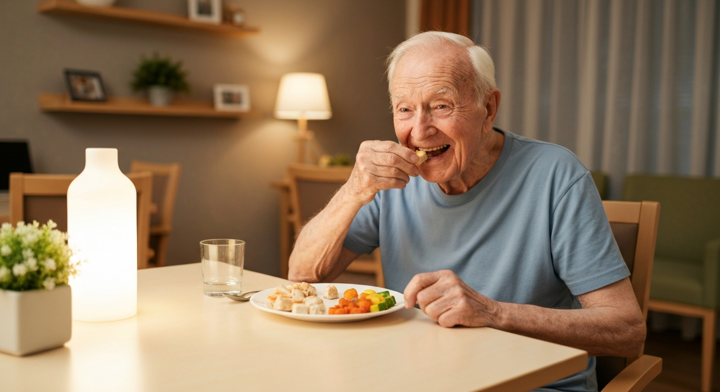 manger mains ehpad finger food Alzheimer autonomie