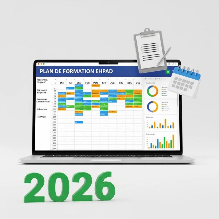 Plan de Formation EHPAD 2026 — Outil Excel Professionnel