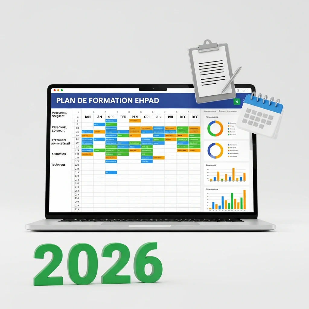 Plan de Formation EHPAD 2026 — Outil Excel Professionnel — SOS EHPAD