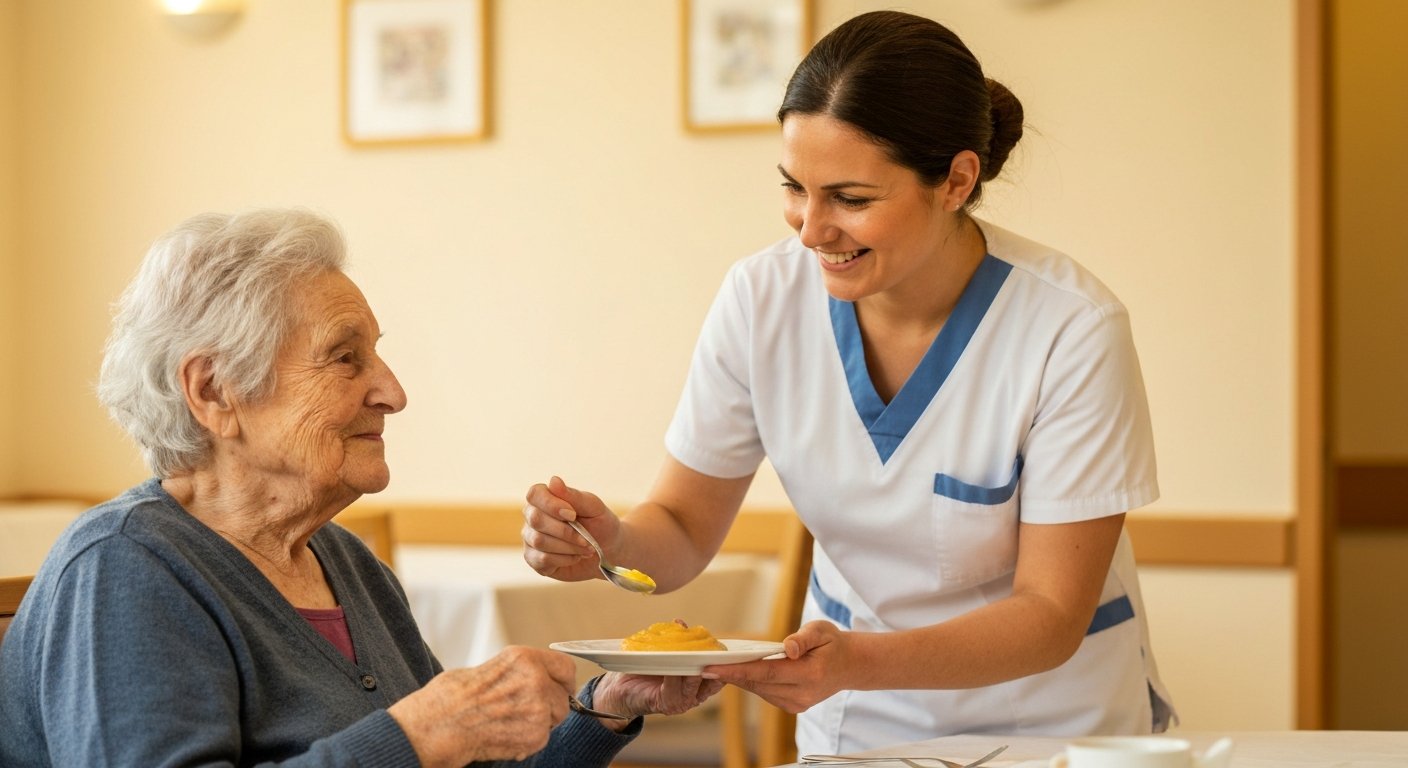 textures modifiées EHPAD repas adapté dysphagie IDDSI