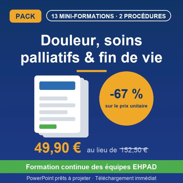 PACK INTÉGRAL : Douleur, Soins Palliatifs & Fin de Vie