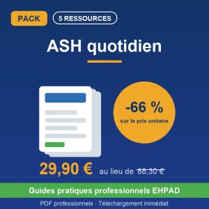 Pack ASH Quotidien — Guide ASH + Guide & Mini-form Bionettoyage + Risque Infectieux