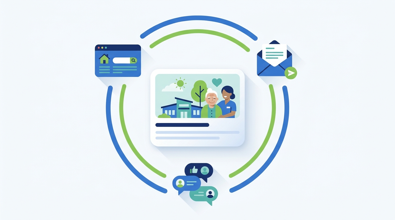Diffusion multi-canal SOS EHPAD : site, newsletter et réseaux sociaux