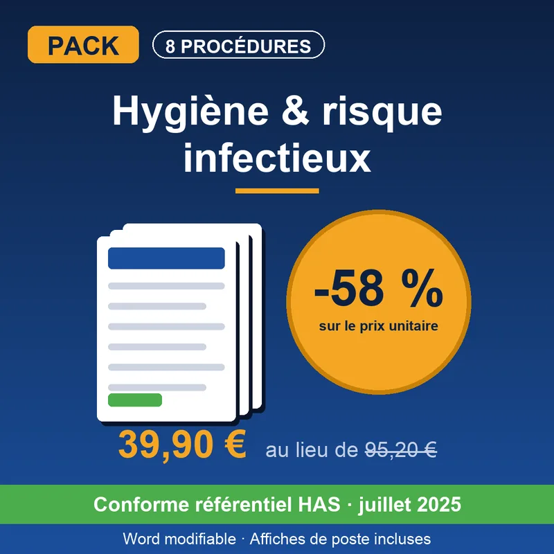 Pack Procédures Hygiène & risque infectieux — SOS EHPAD