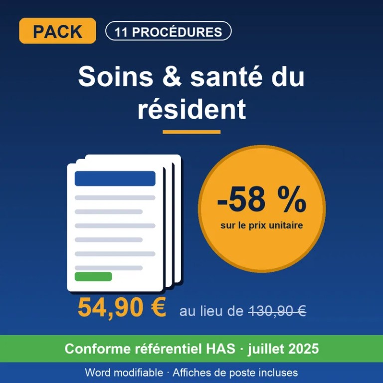 Pack Soins & santé du résident