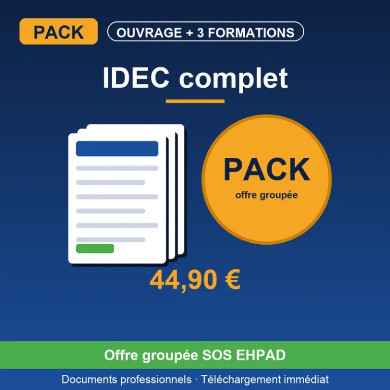 Pack IDEC Complet : Ouvrage + 3 Mini-formations Soins