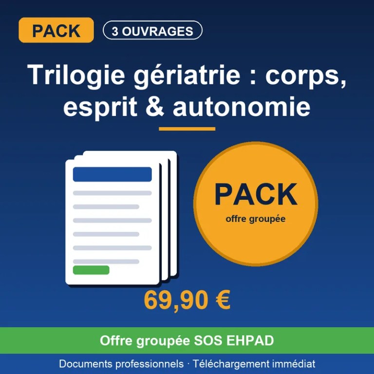 Pack Trilogie Gériatrie : Corps, Esprit & Autonomie — 3 ouvrages de référence