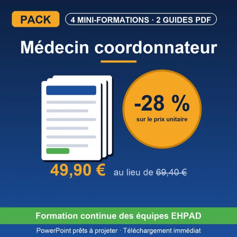 Pack MÉDECIN COORDONNATEUR — 2 guides experts + 4 mini-formations
