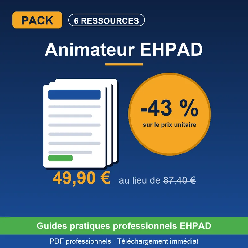 Pack Animateur EHPAD — 49,90 € au lieu de 87,40 €